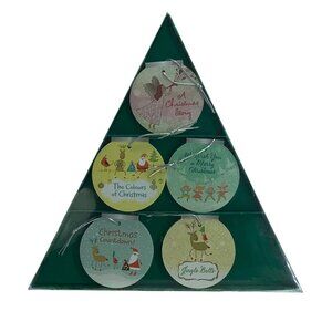 Five Mile Publisher Christmas Tree Bauble Board Books Ornaments NEW 2.75" Each
